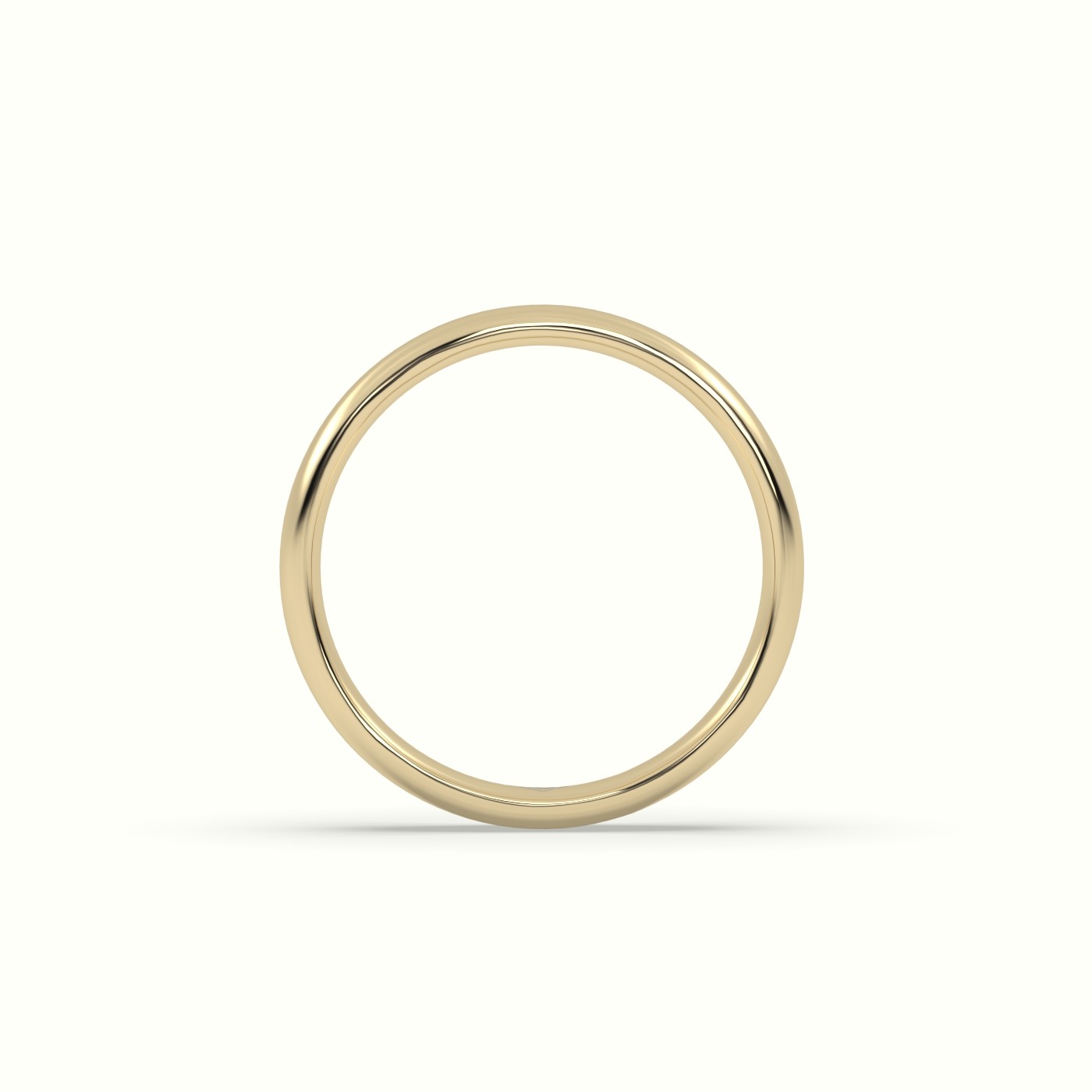 18k yellow gold profile f wedding ring Photos & images