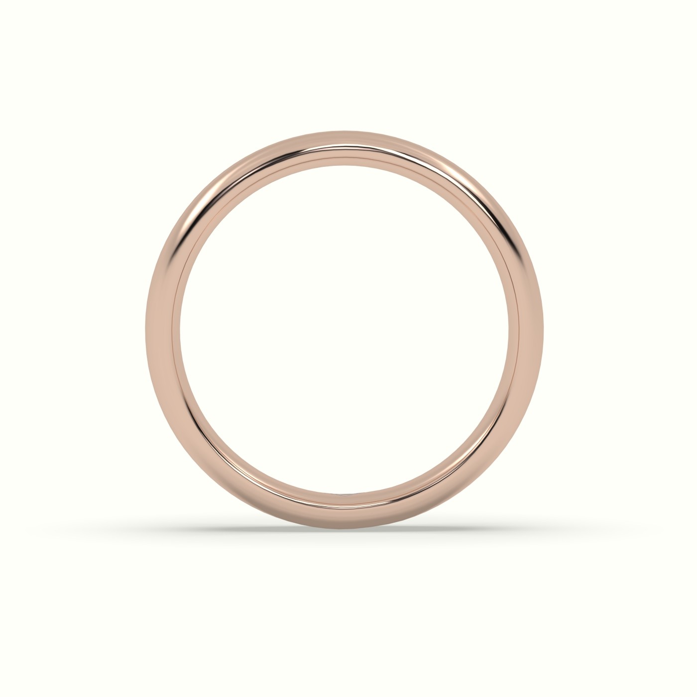 18k rose gold profile f wedding ring Photos & images