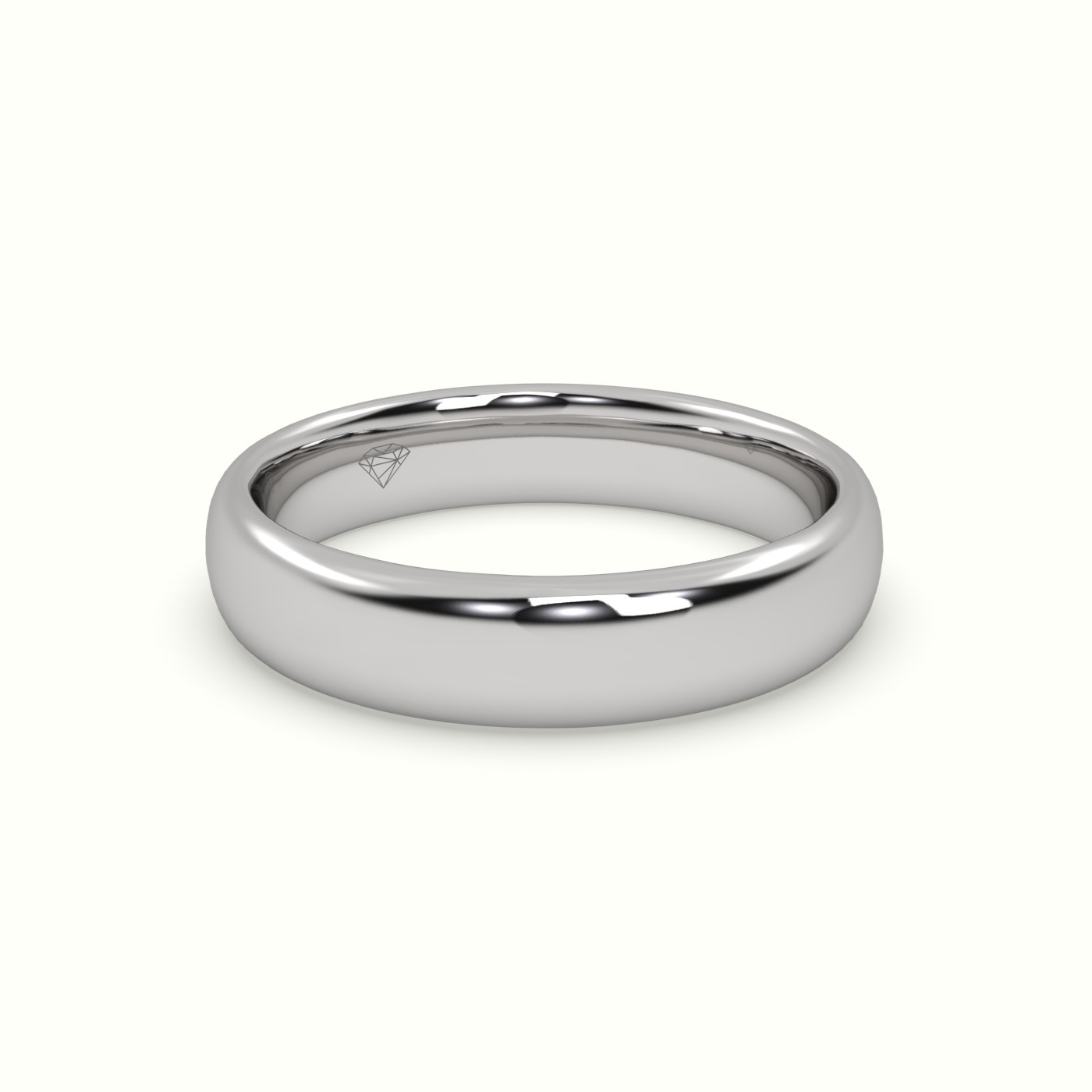 18k white gold profile f wedding ring Photos & images