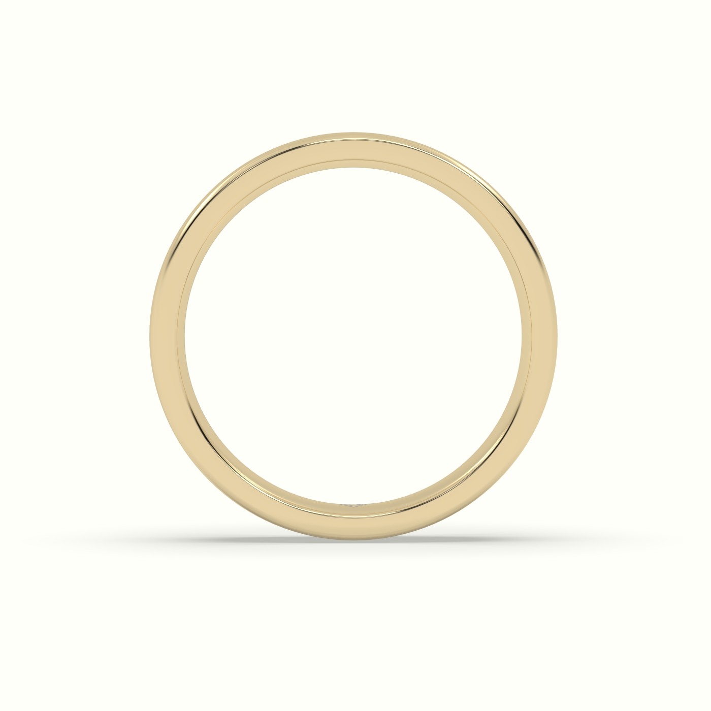 18k yellow gold comfort fit classic "her" wedding band Photos & images