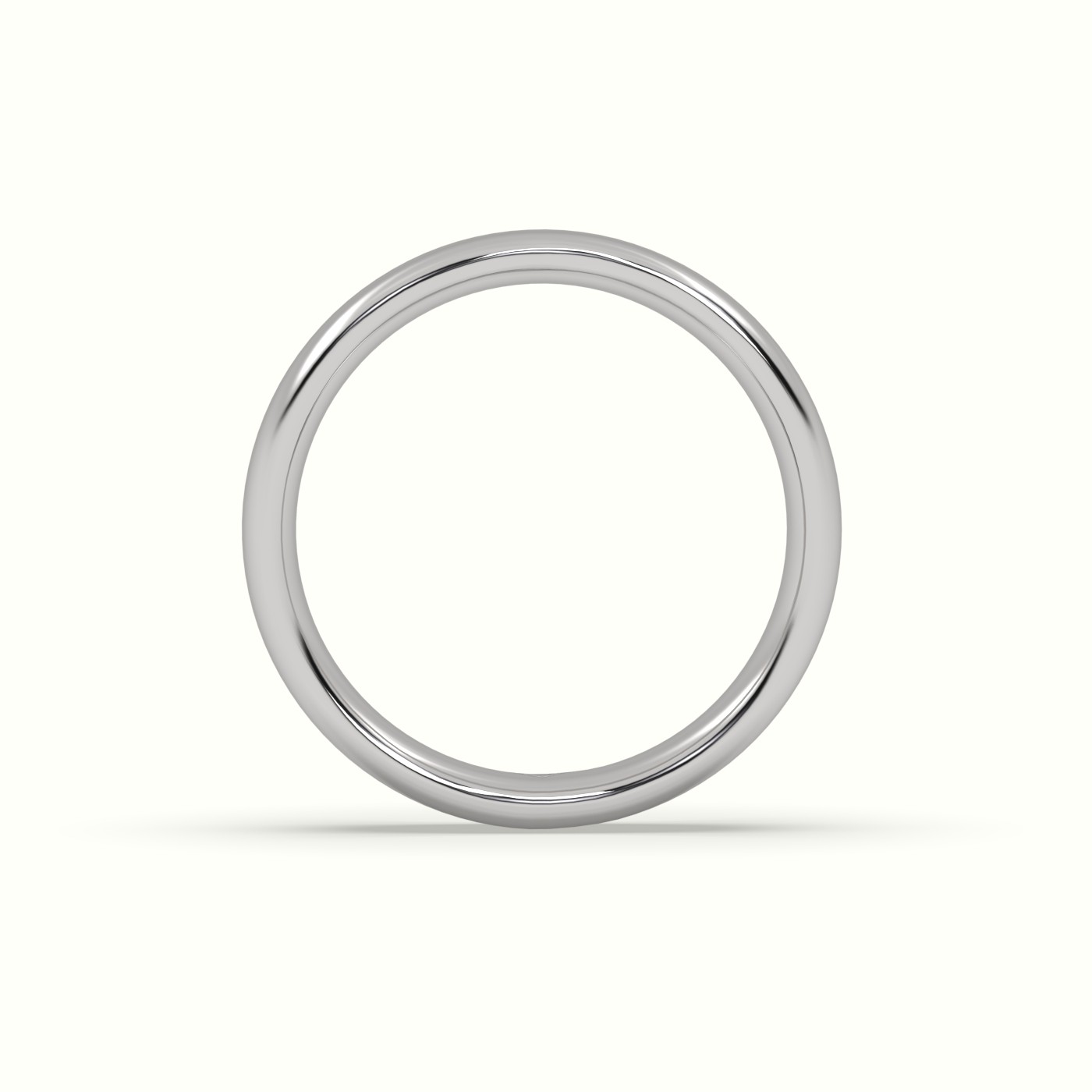 18k white gold classic wedding band Photos & images