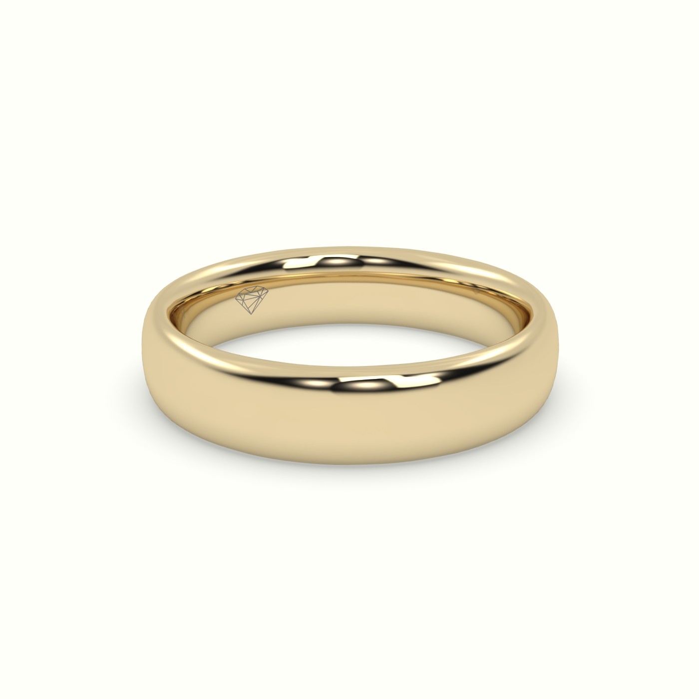 18k yellow gold classic wedding band Photos & images