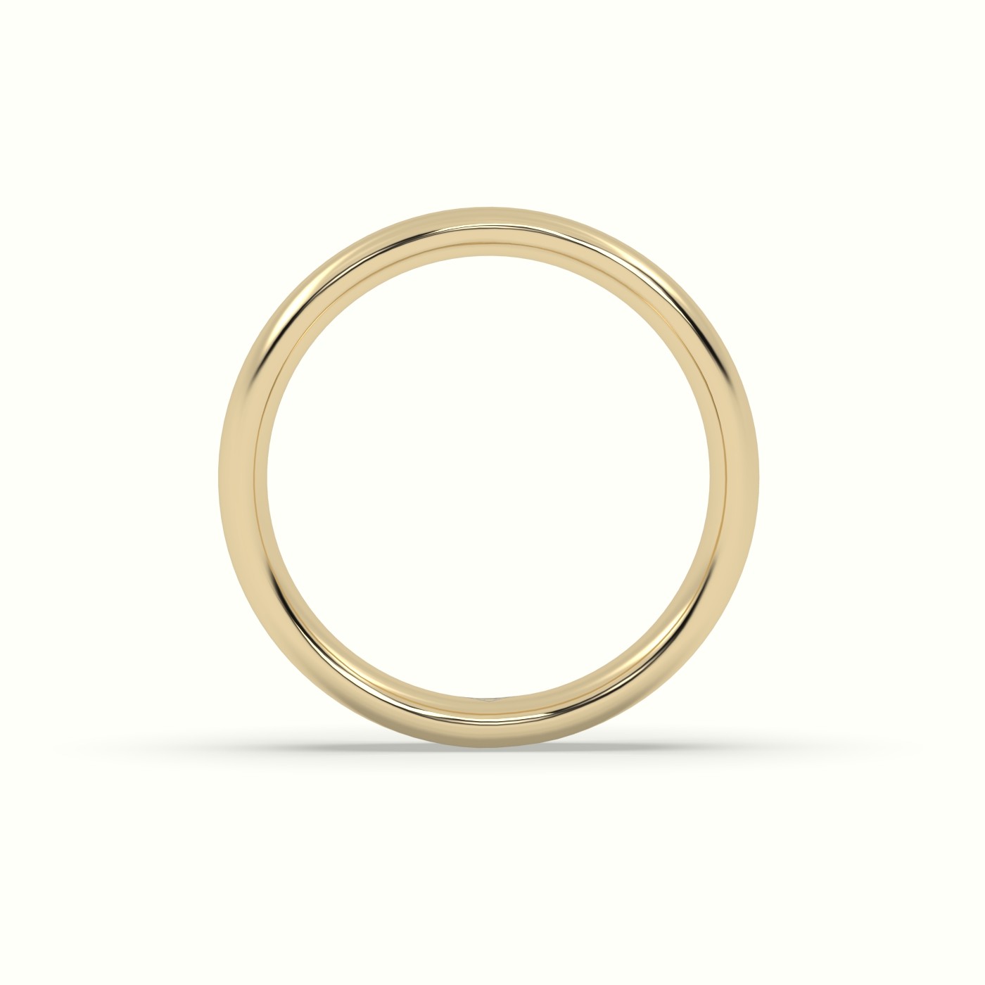 18k yellow gold classic wedding band Photos & images