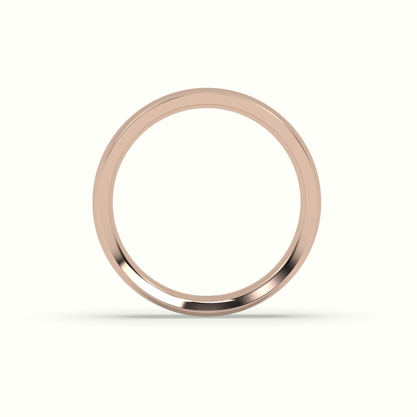 18k rose gold stunning concave women's wedding rings Photos & images