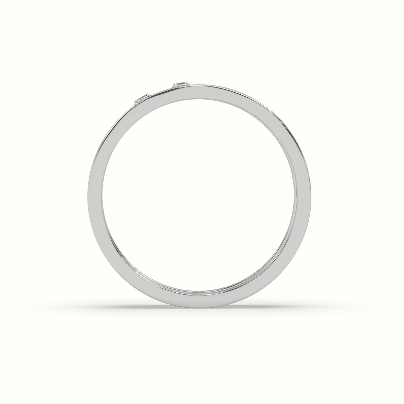 18k white gold stylish diamond wedding band Photos & images