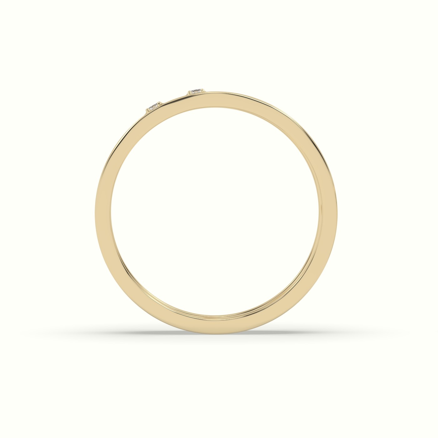 18k yellow gold stylish diamond wedding band Photos & images