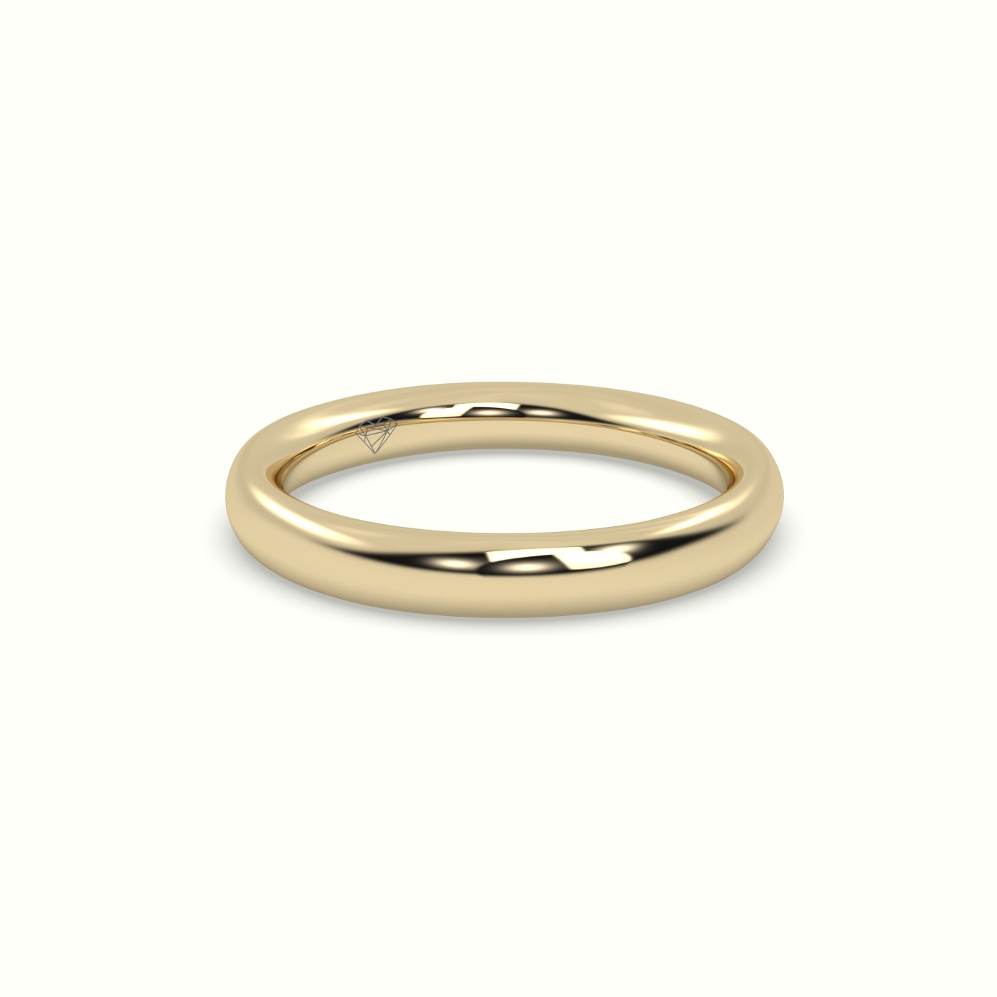 18k yellow gold timeless thick court wedding band Photos & images