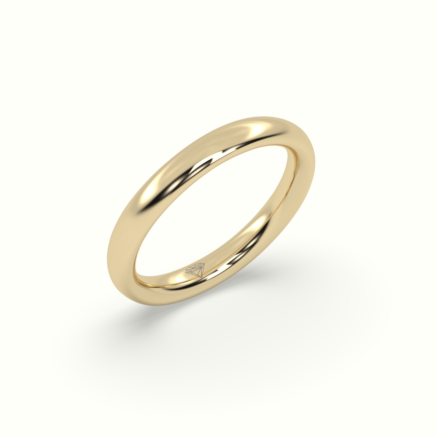 18k yellow gold timeless thick court wedding band Photos & images