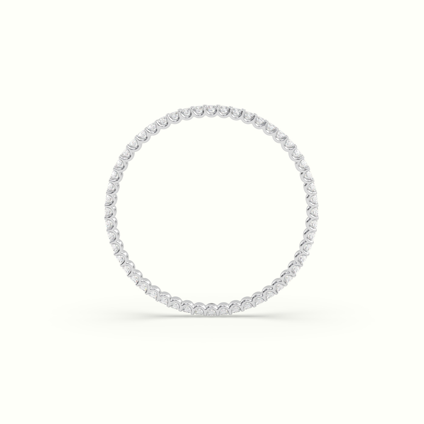 18k white gold diamond eternity wedding ring Photos & images