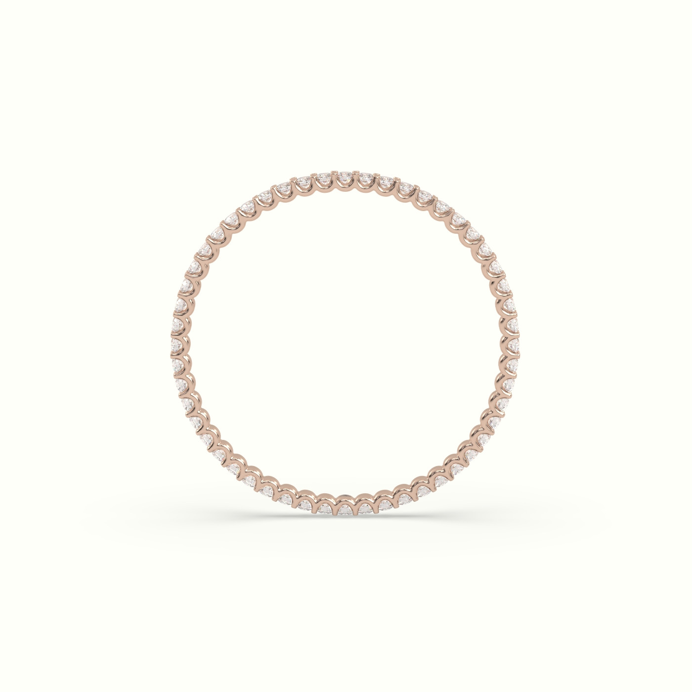 18k rose gold diamond eternity wedding ring Photos & images
