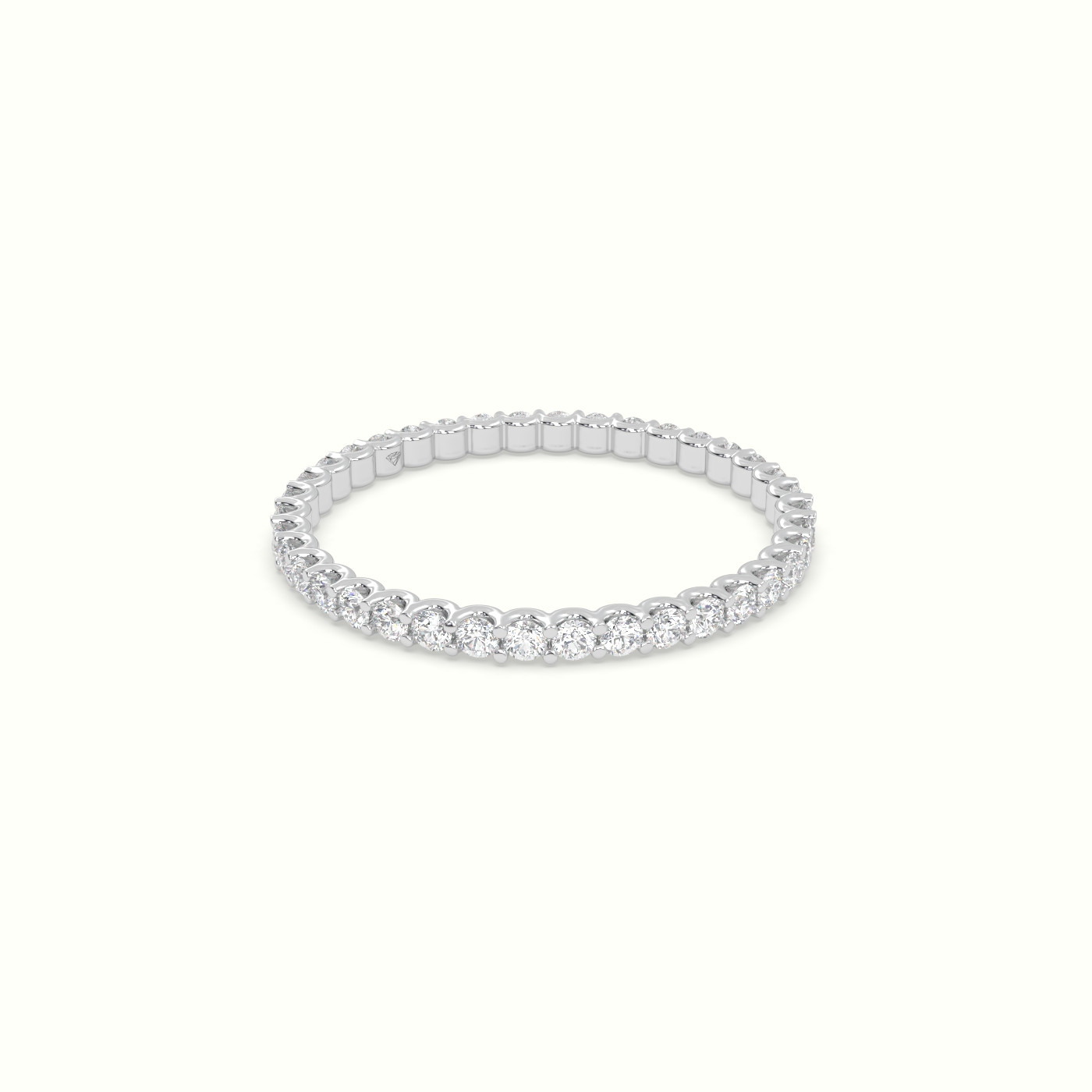 18k white gold diamond eternity wedding ring Photos & images