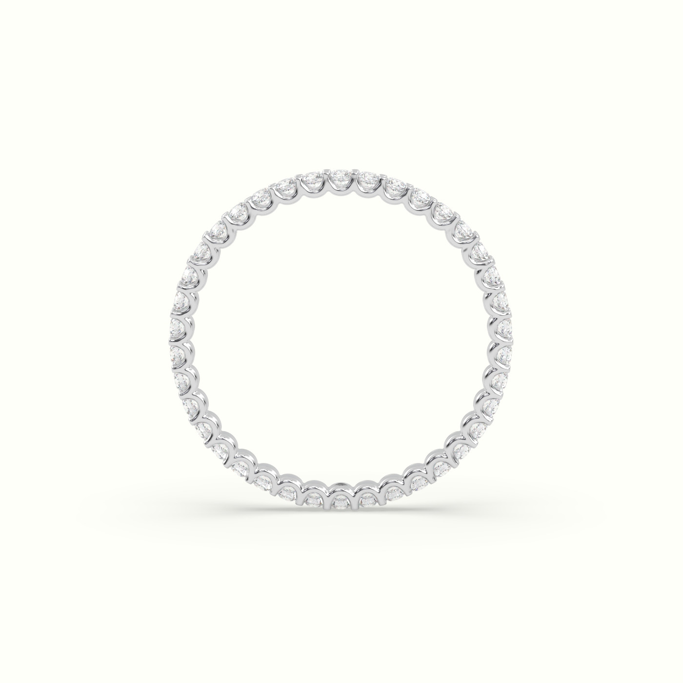 18k white gold diamond eternity wedding ring Photos & images