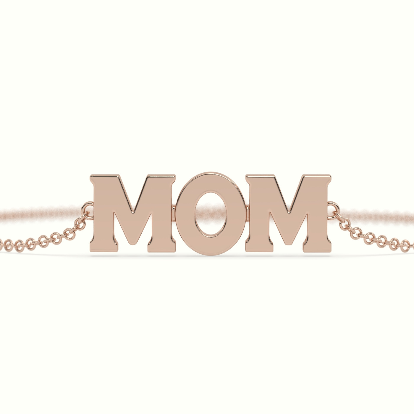 18k rose gold mom bracelet Photos & images