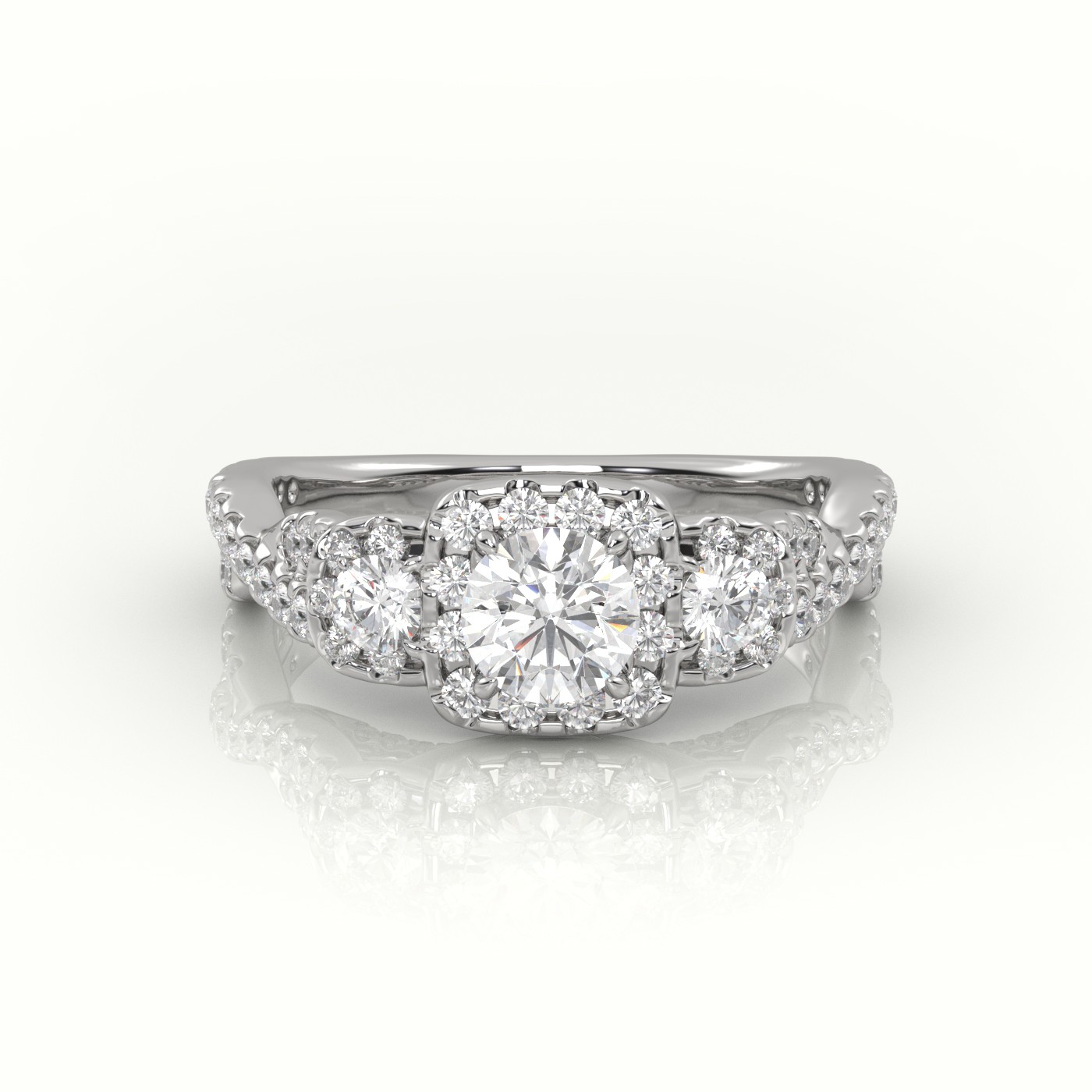 Designer engagement ring on sale settings